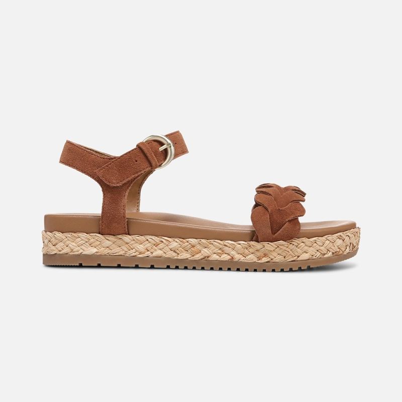 Naturalizer Women's Neila Sandal - English Tea Brown Leather