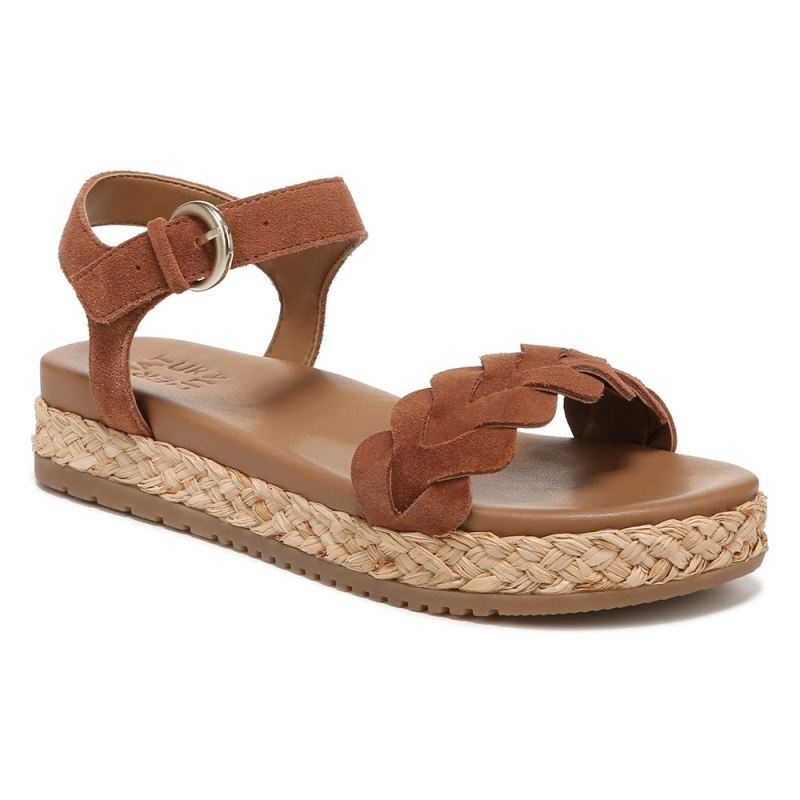 Naturalizer Women's Neila Sandal - English Tea Brown Leather
