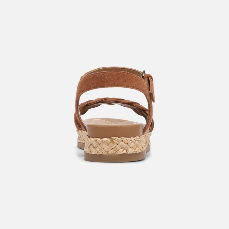 Naturalizer Women's Neila Sandal - English Tea Brown Leather