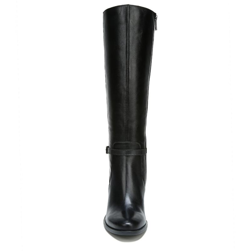 Naturalizer Women's Kalina Wide Calf Knee High Boot - Black Leather