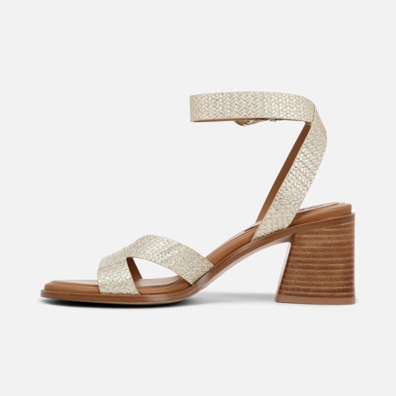Naturalizer Women's 27 EDIT Yumi Ankle Strap Sandal - Cremosa Taupe Leather