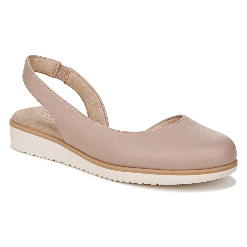 Naturalizer Women's SOUL Idea d'Orsay Flat - Blush Faux Leather