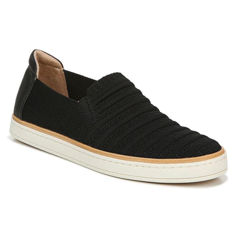 Naturalizer Women's SOUL Kemper Slip On Sneaker - Black Fabric