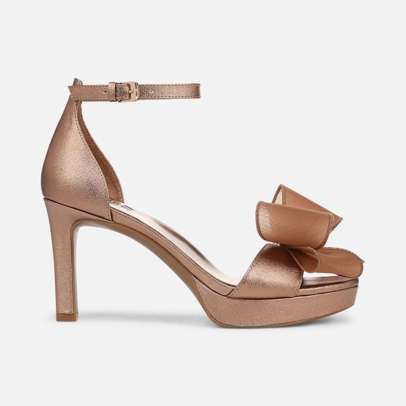 Naturalizer Women's Always Dress Sandal - Cookie Dough Faux Leather