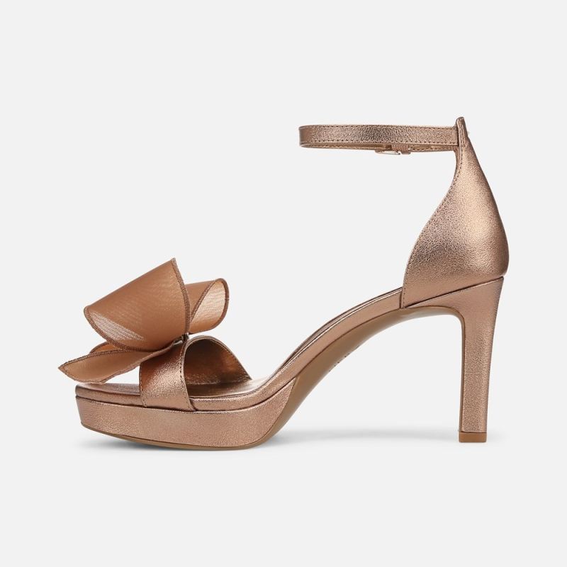 Naturalizer Women's Always Dress Sandal - Cookie Dough Faux Leather