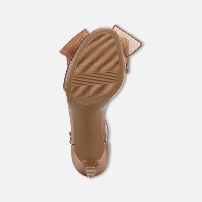 Naturalizer Women's Always Dress Sandal - Cookie Dough Faux Leather