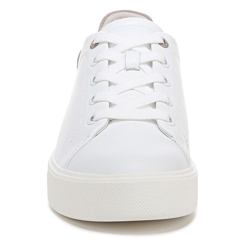 Naturalizer Women's Morrison 2.0 Lace Up Sneaker - White/Turtledove Leather
