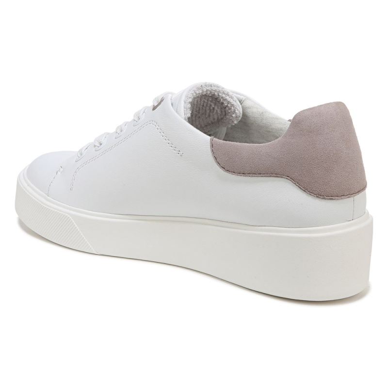 Naturalizer Women's Morrison 2.0 Lace Up Sneaker - White/Turtledove Leather