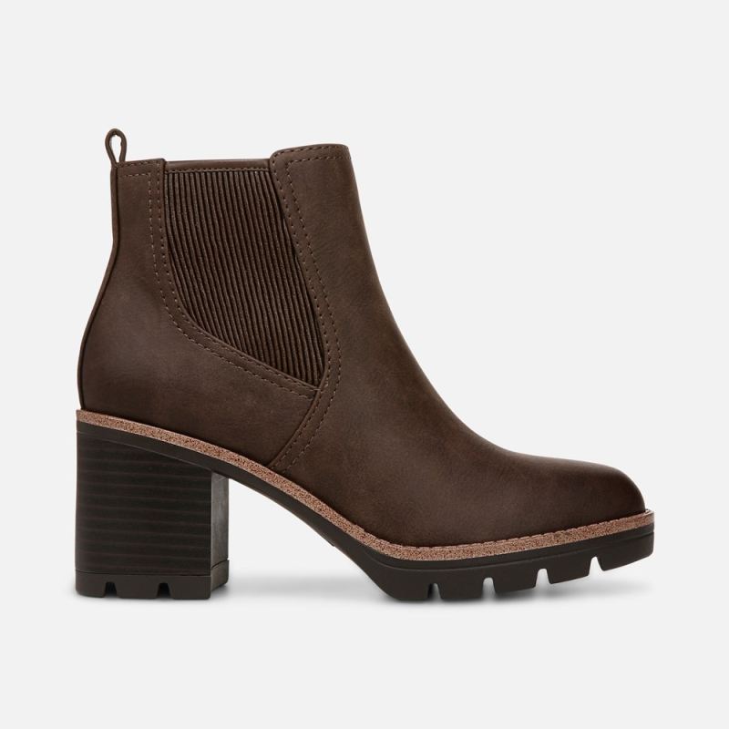 Naturalizer Women's Madalynn Gore Water Repellent Bootie - Truffle Taupe Faux Leather