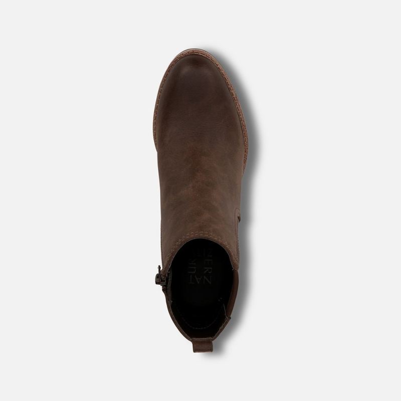 Naturalizer Women's Madalynn Gore Water Repellent Bootie - Truffle Taupe Faux Leather