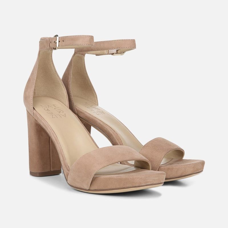 Naturalizer Women's Joy Dress Sandal - Gingersnap Suede