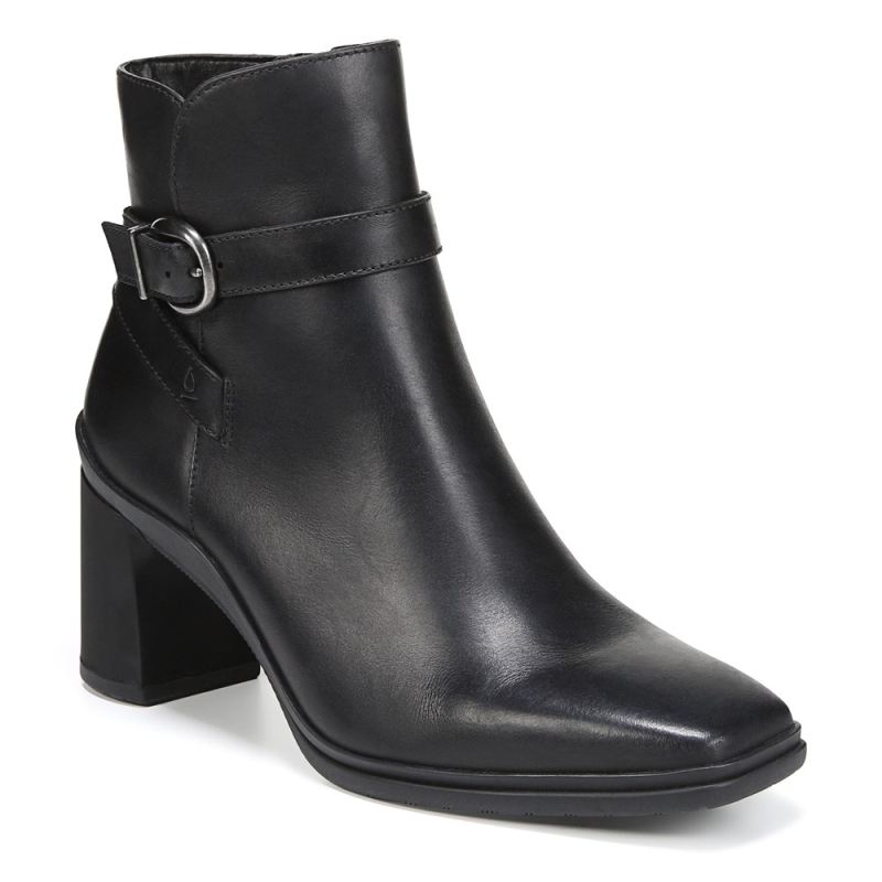 Naturalizer Women's Aimee Weatherproof Ankle Boot - Black Leather