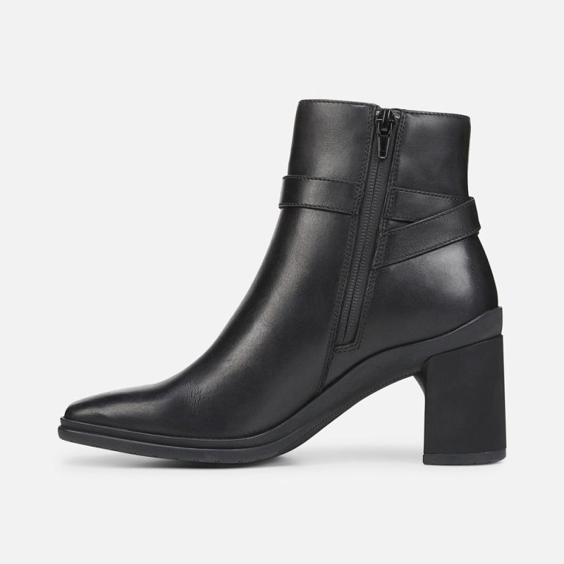 Naturalizer Women's Aimee Weatherproof Ankle Boot - Black Leather