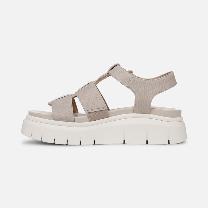 Naturalizer Women's SOUL Pippa Sandal - Dark Porcelain Faux Leather