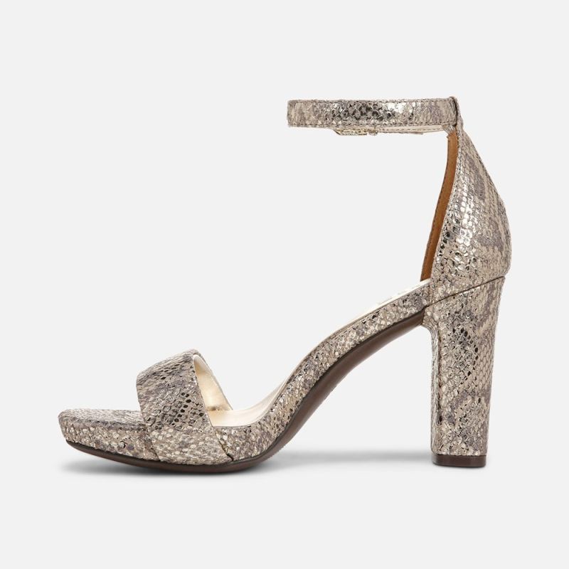 Naturalizer Women's Joy Dress Sandal - Gold Leather