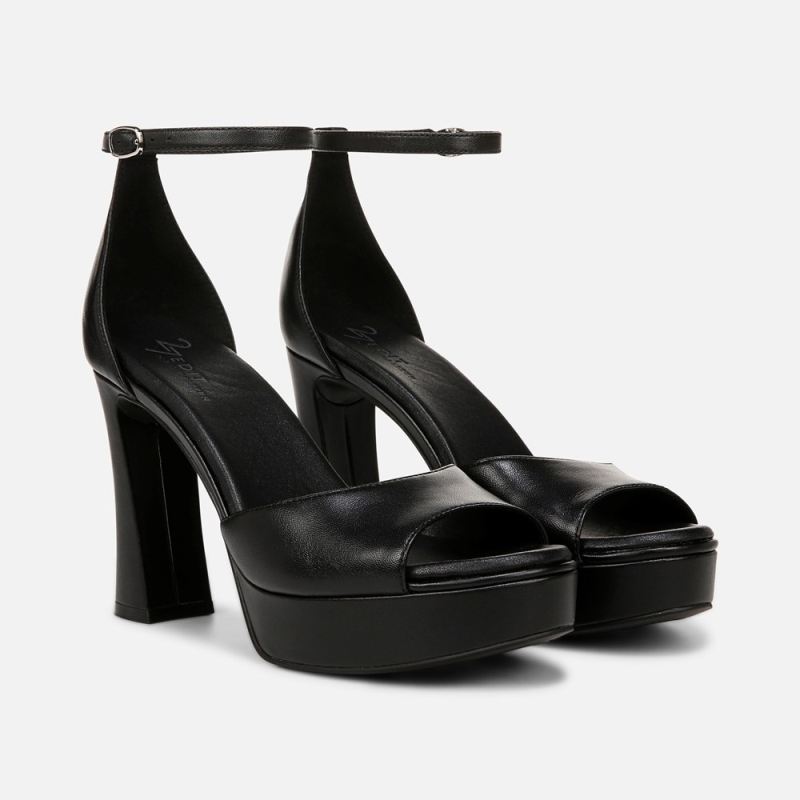 Naturalizer Women's 27 Edit Delphie Dress Sandal - Black Leather - Click Image to Close