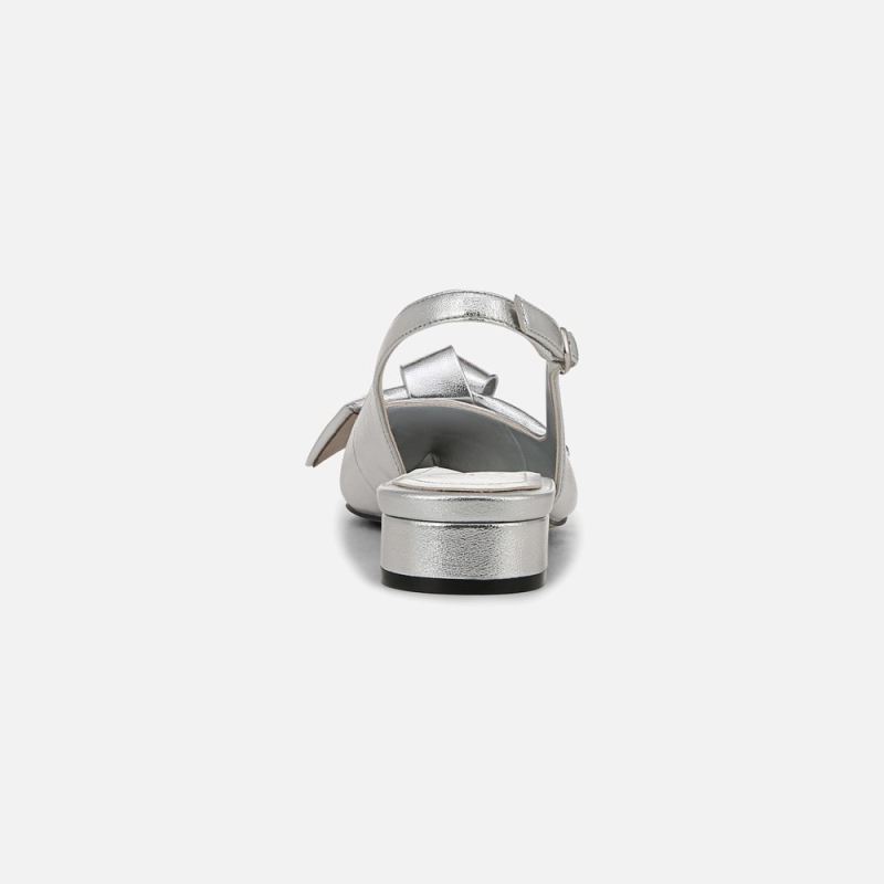 Naturalizer Women's 27 EDIT Shine Slingback - Silver Leather