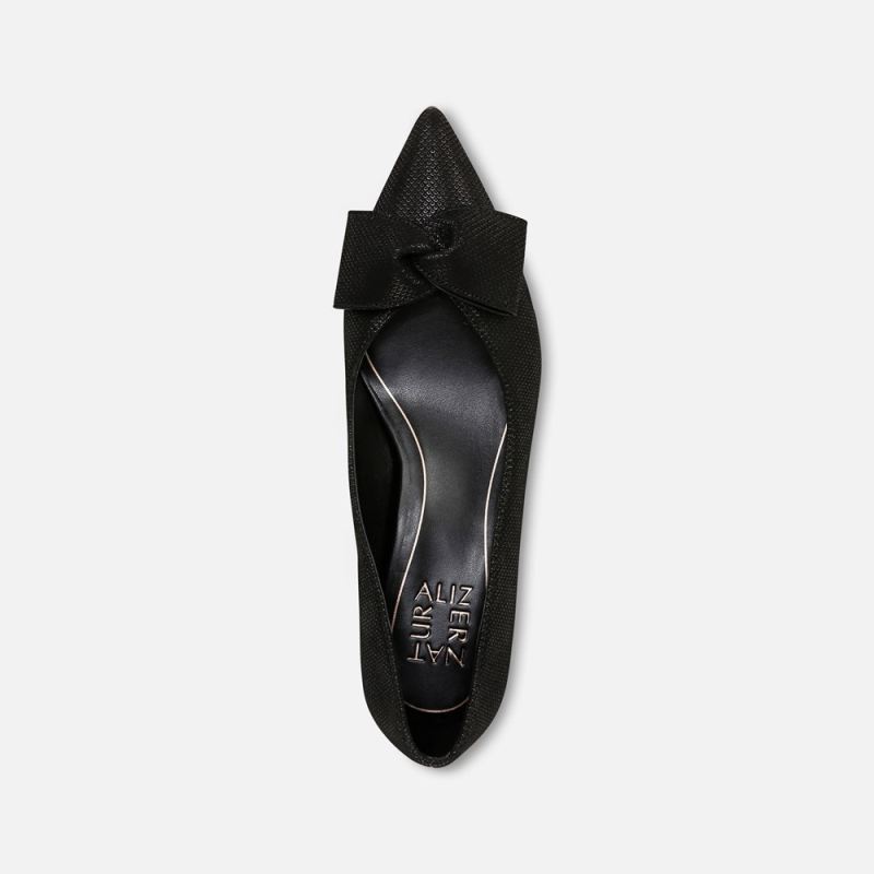 Naturalizer Women's Mavis Bow Pump - Black Suede