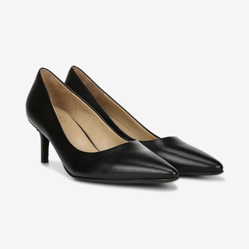 Naturalizer Women's Everly Pump - Black Leather