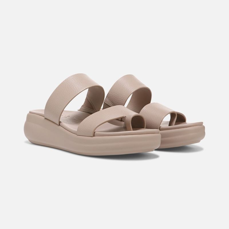 Naturalizer Women's Drift 2 Sandal - Sand Drift Brown Leather