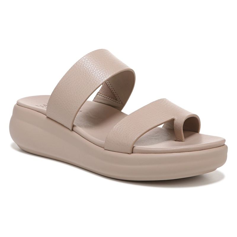 Naturalizer Women's Drift 2 Sandal - Sand Drift Brown Leather