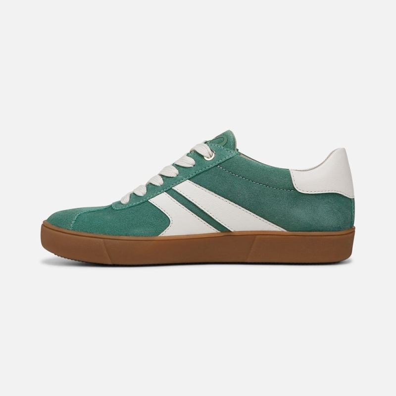 Naturalizer Women's Medina Lace Up Sneaker - Lilypad Green Suede