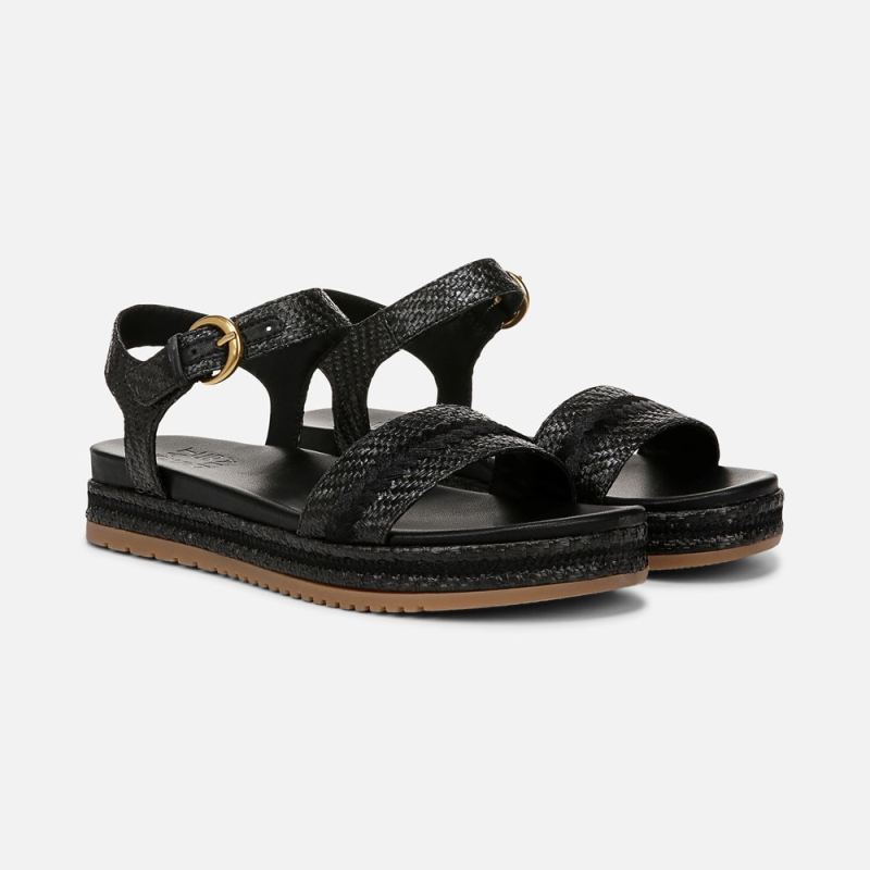 Naturalizer Women's Neila Sandal - Black Raffia