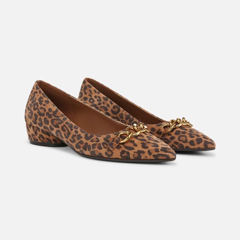 Naturalizer Women's Becca Flat - Dark Tan Suede