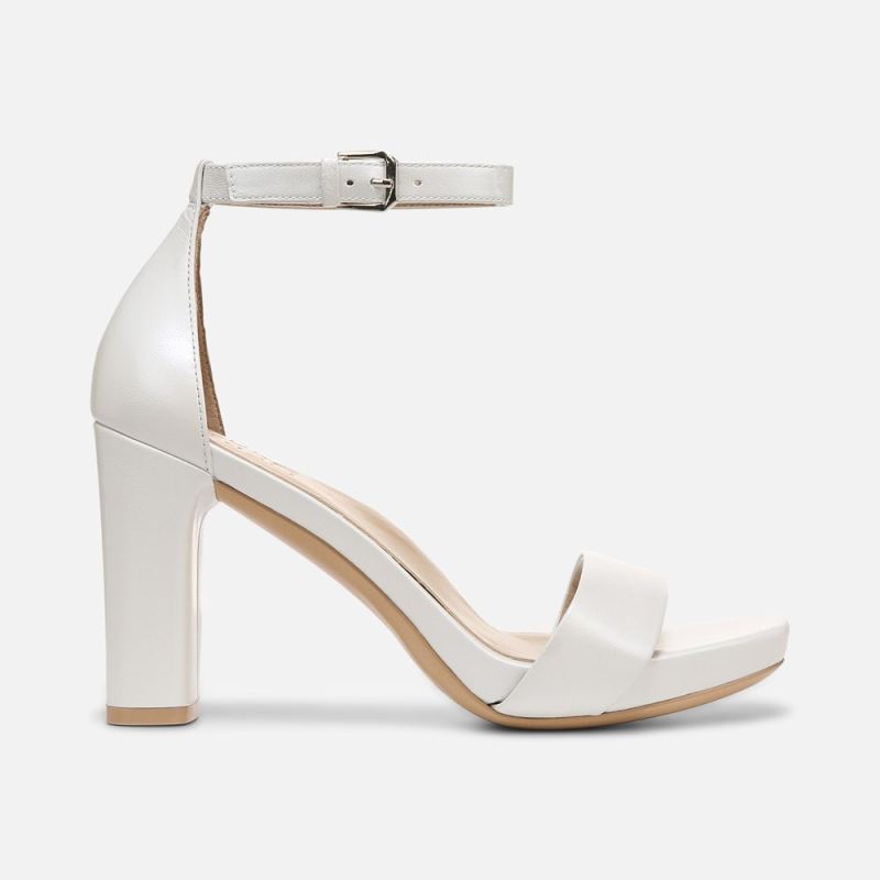 Naturalizer Women's Joy Dress Sandal - White Leather