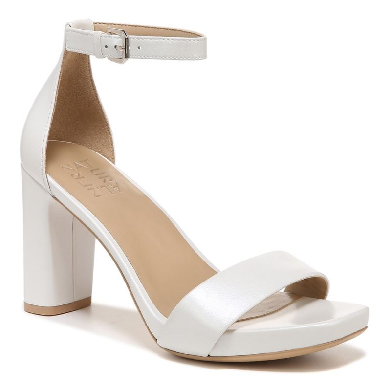 Naturalizer Women's Joy Dress Sandal - White Leather