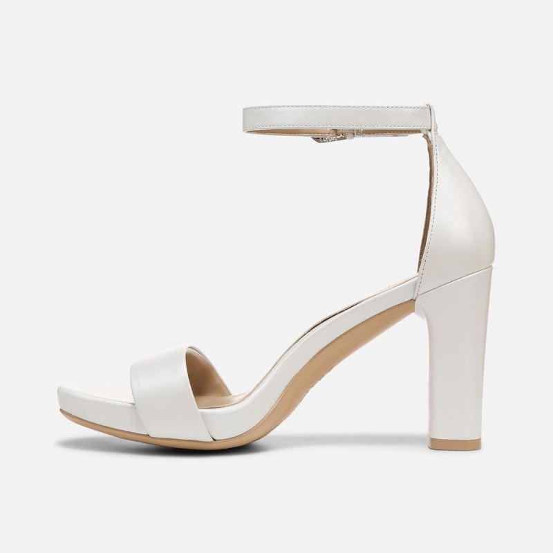 Naturalizer Women's Joy Dress Sandal - White Leather