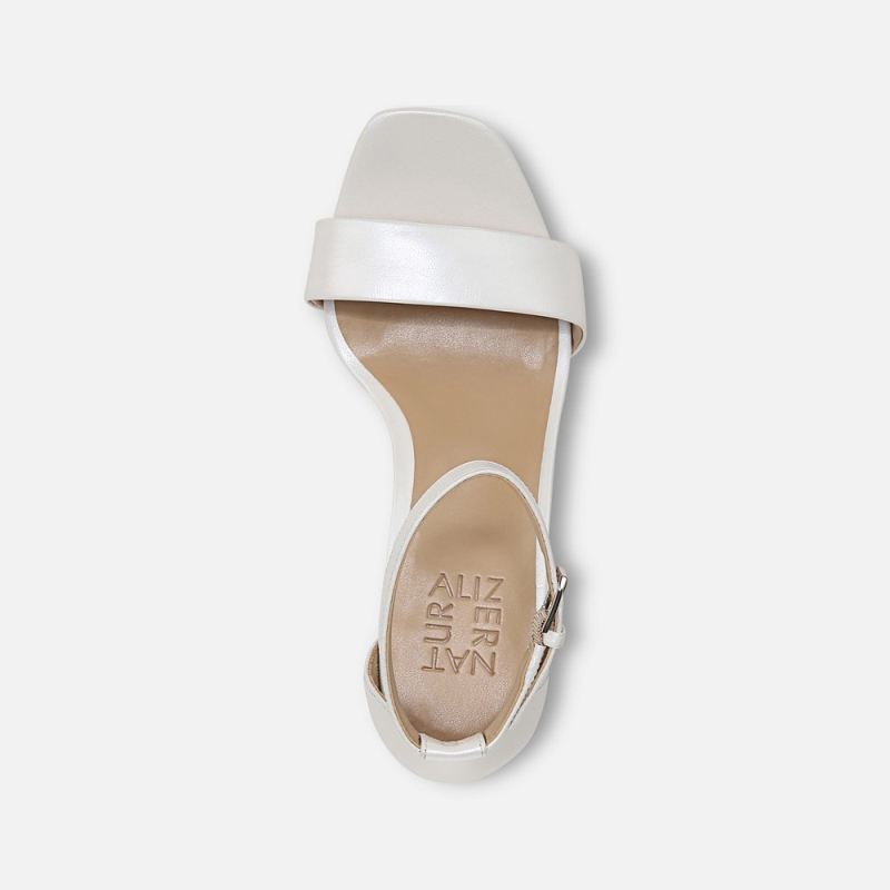 Naturalizer Women's Joy Dress Sandal - White Leather