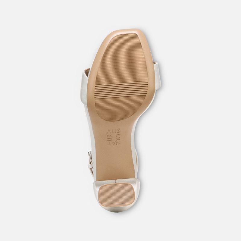 Naturalizer Women's Joy Dress Sandal - White Leather