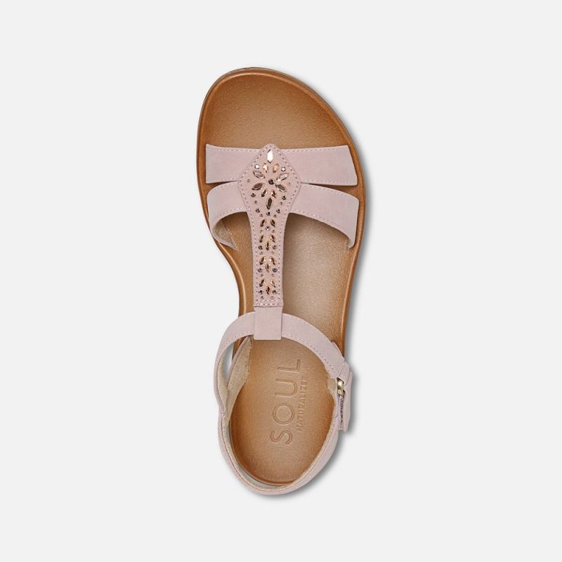 Naturalizer Women's Soul Summer Sandal - Mauve Synthetic