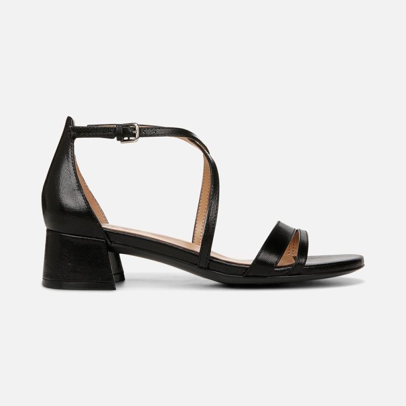 Naturalizer Women's June Dress Sandal - Black Leather