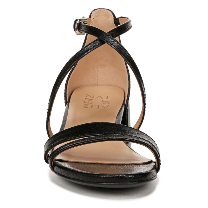 Naturalizer Women's June Dress Sandal - Black Leather