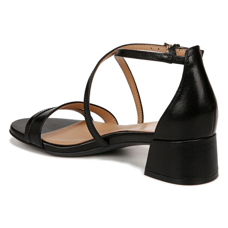 Naturalizer Women's June Dress Sandal - Black Leather