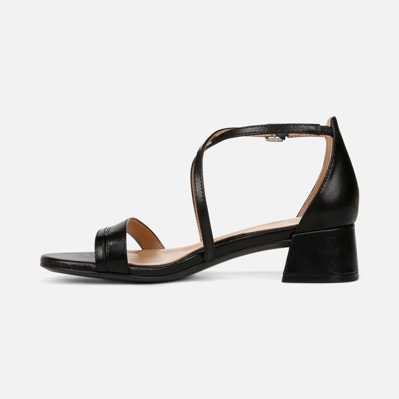 Naturalizer Women's June Dress Sandal - Black Leather