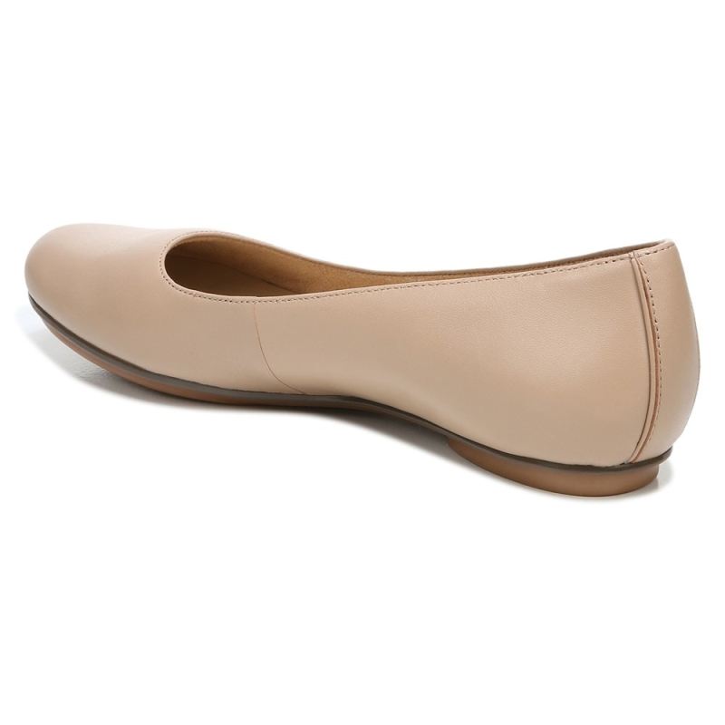 Naturalizer Women's Maxwell Ballet Flat - Crème Brulee Leather