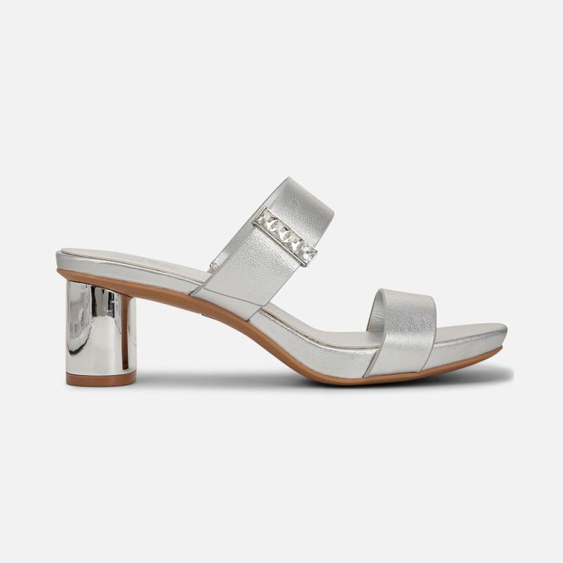 Naturalizer Women's Ida 2 Dress Sandal - Silver Faux Leather