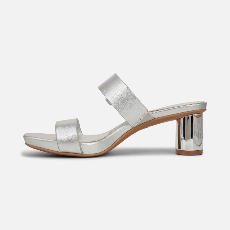Naturalizer Women's Ida 2 Dress Sandal - Silver Faux Leather