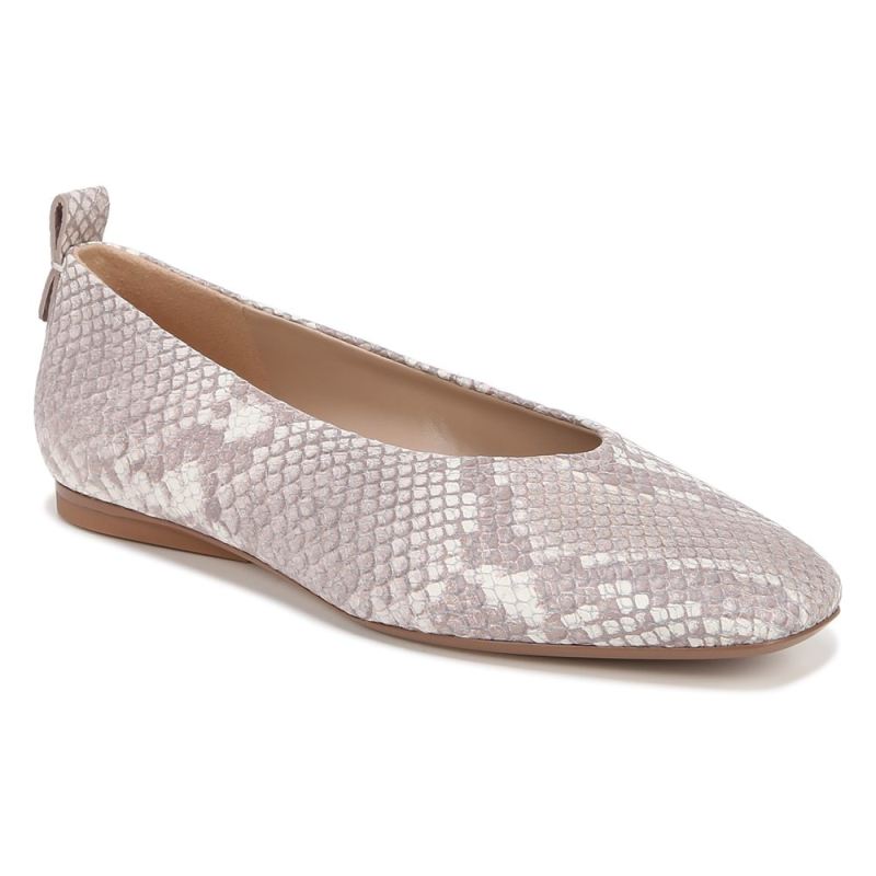 Naturalizer Women's 27 Edit Carla Flat - White Snake Pattern Leather