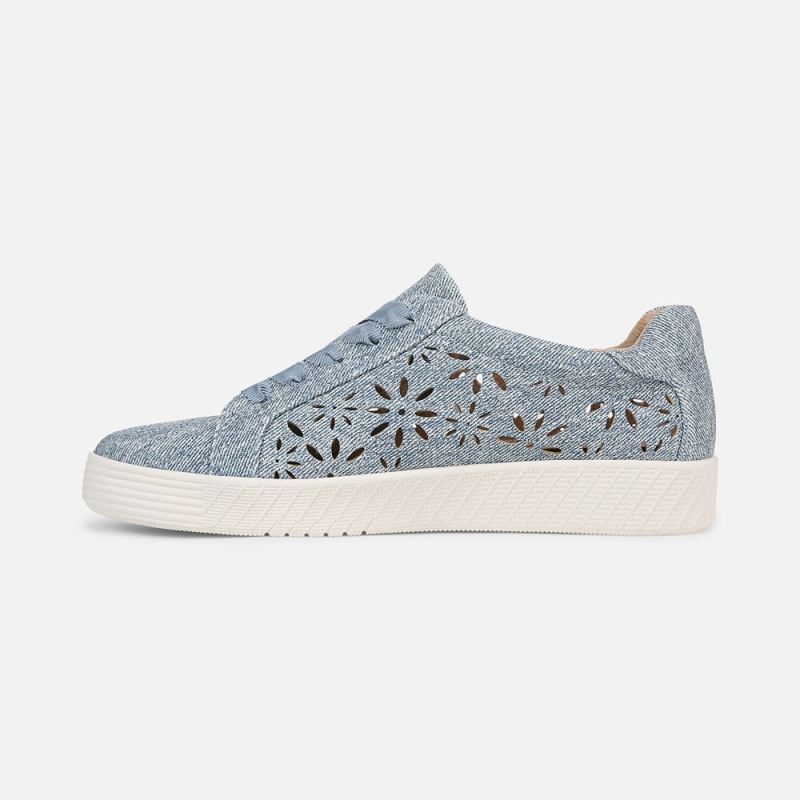 Naturalizer Women's SOUL Neela-Perf Sneaker - Light Denim Blue Fabric