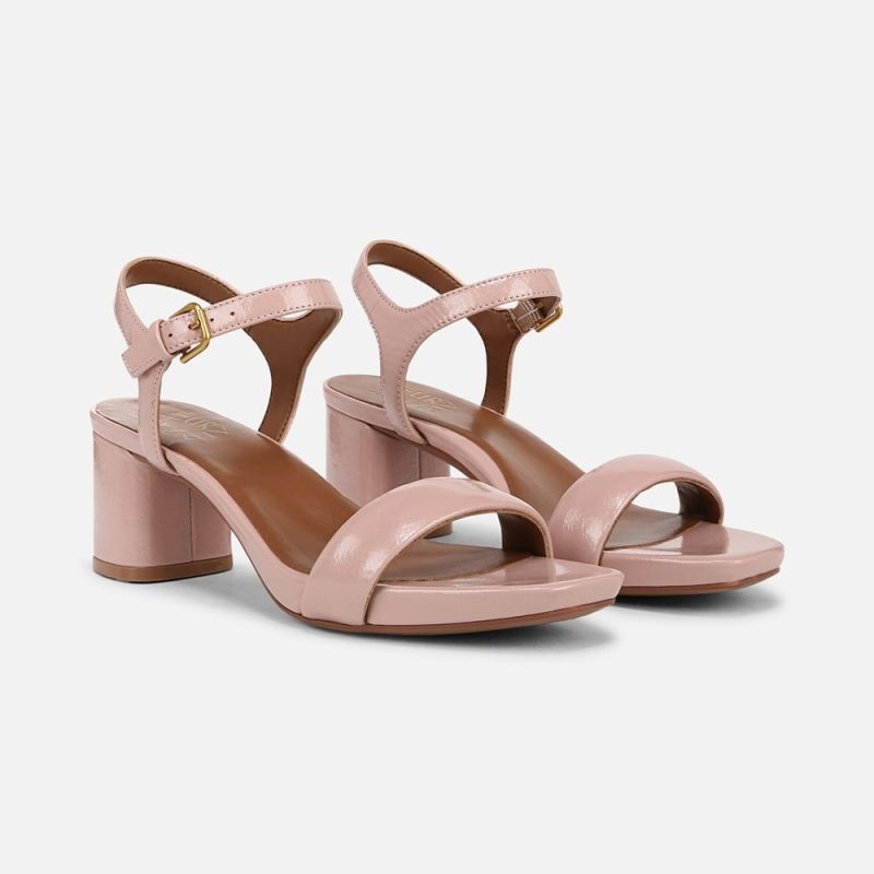 Naturalizer Women's Izzy Dress Sandal - Cameo Blush Pink Leather