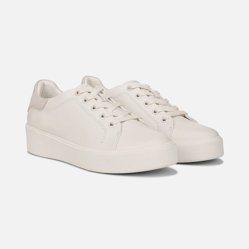 Naturalizer Women's Morrison 2.0 Lace Up Sneaker - Warm White/Rose Leather