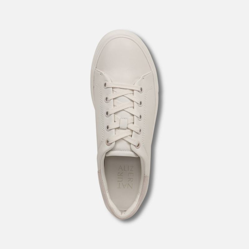 Naturalizer Women's Morrison 2.0 Lace Up Sneaker - Warm White/Rose Leather