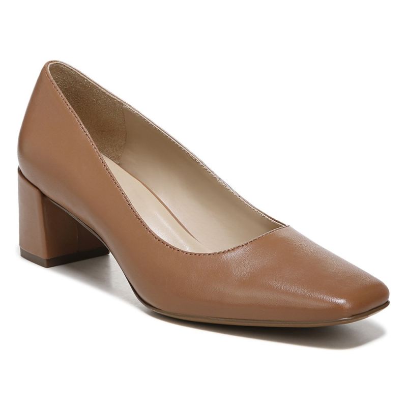 Naturalizer Women's Karina Pump - English Tea Brown Leather