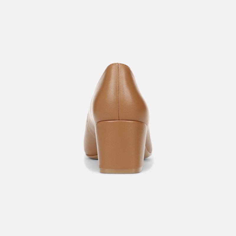 Naturalizer Women's Karina Pump - English Tea Brown Leather