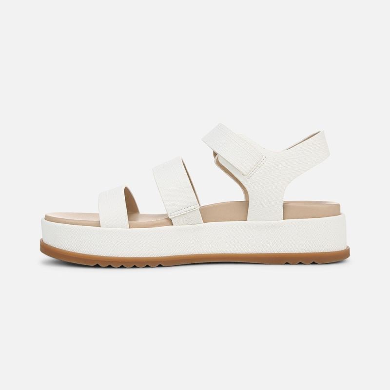 Naturalizer Women's 27 EDIT Zizi Sandal - White Faux Leather