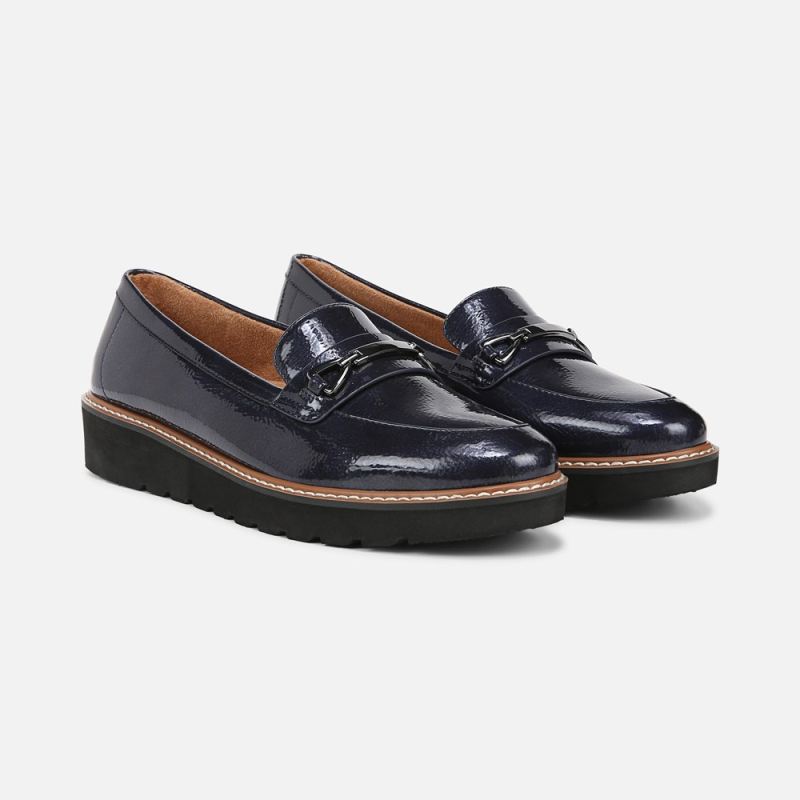 Naturalizer Women's Elin Loafer - Midnight Blue Faux Leather